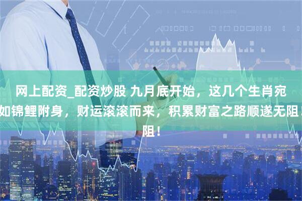 网上配资_配资炒股 九月底开始，这几个生肖宛如锦鲤附身，财运滚滚而来，积累财富之路顺遂无阻！